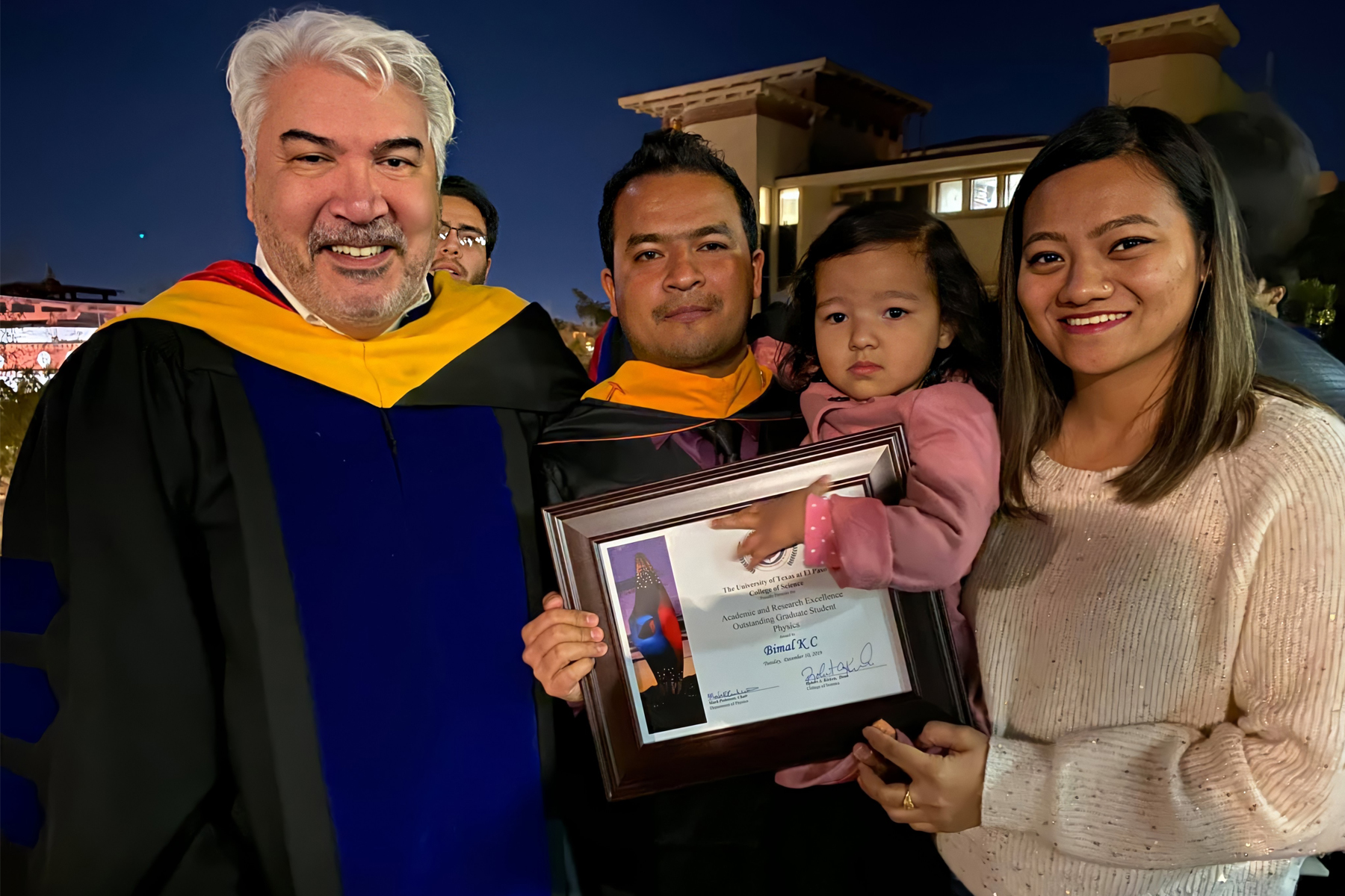 MS graduation ceremony (UTEP). Dec 15 2019